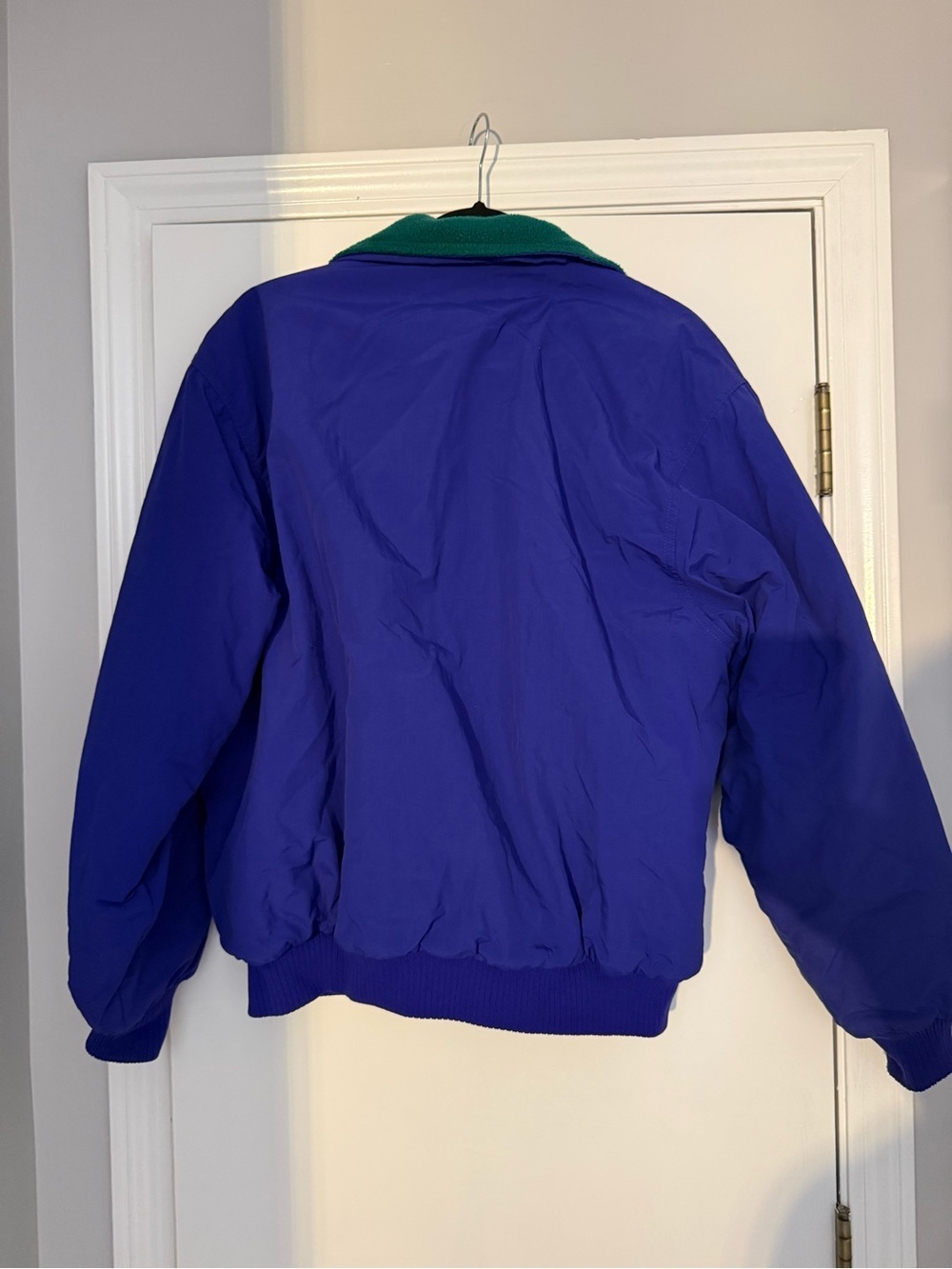 Eddie Bauer Purple Jacket with Green Fleece Interior - Picture 3 of 4